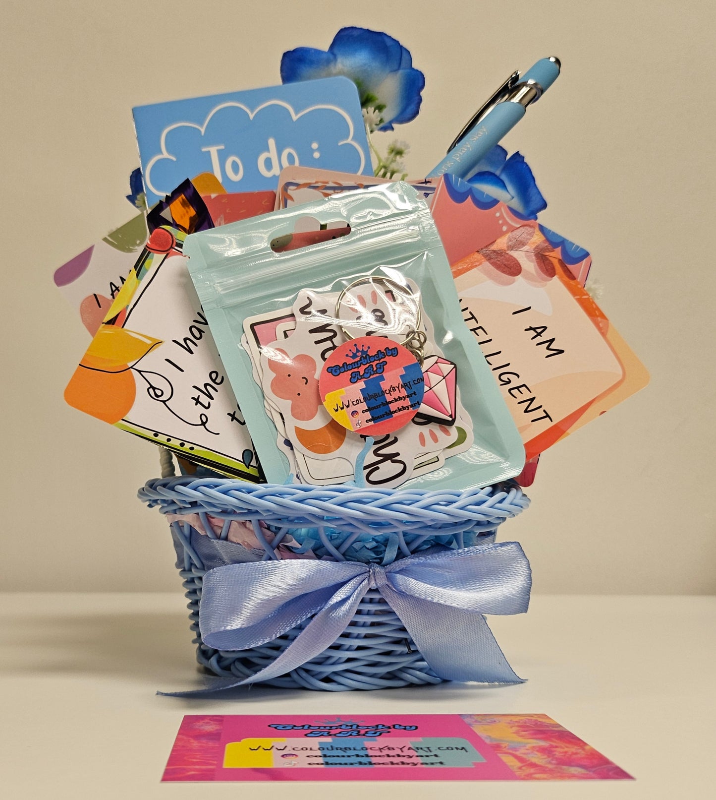 The 'Don't be Blue'- Little Basket  of Positivity