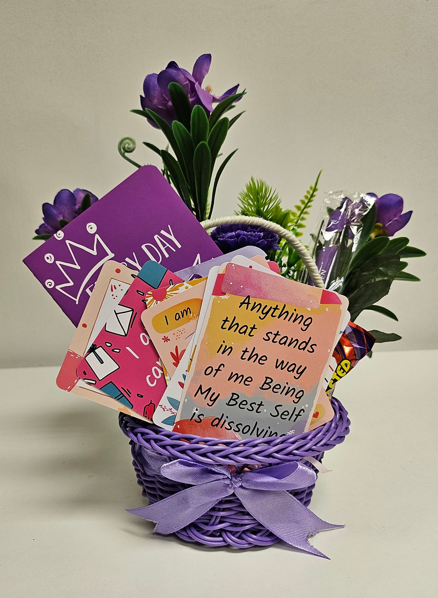 The 'Purple Haze' Little Basket of Positivity