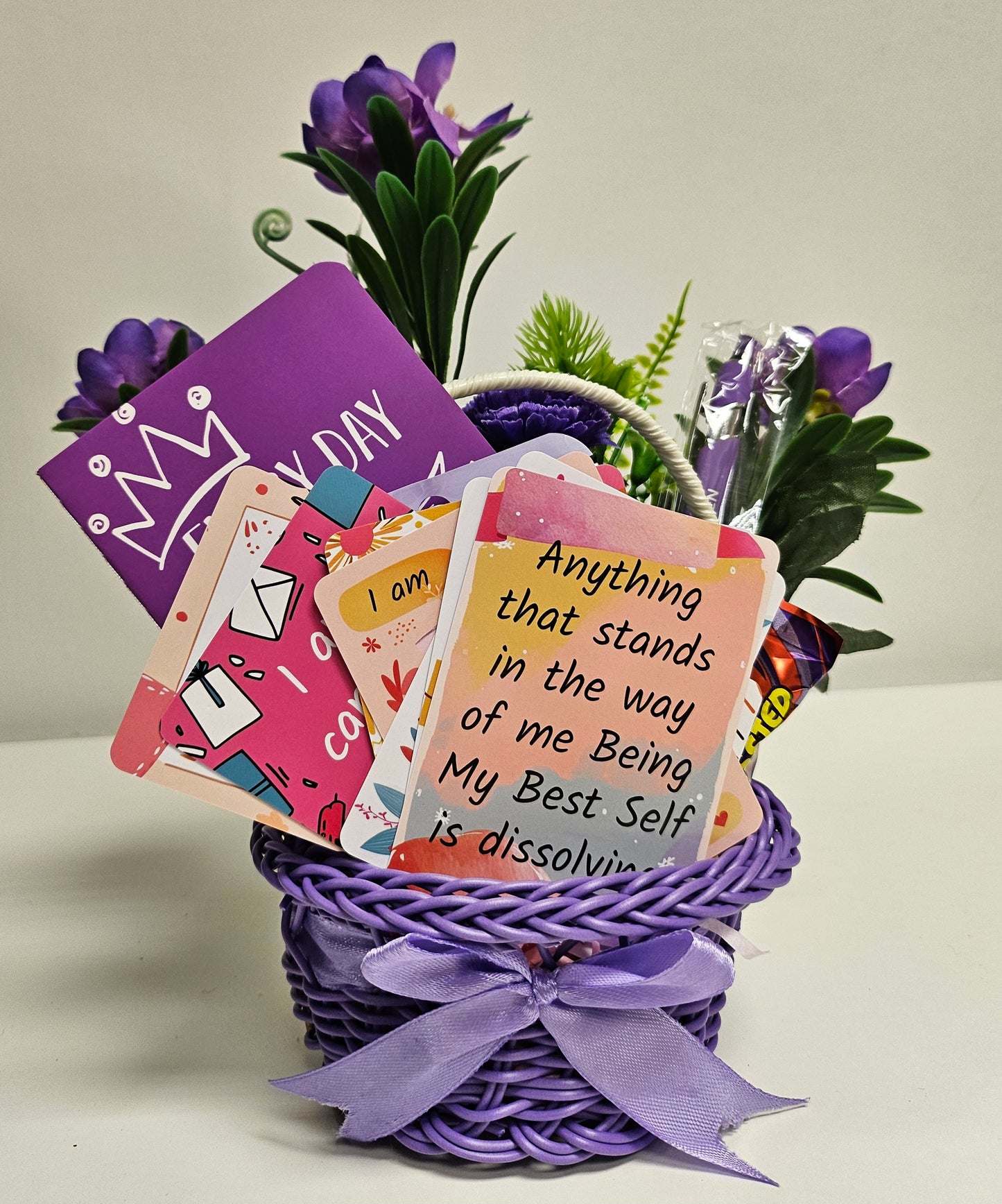 The 'Purple Haze' Little Basket of Positivity