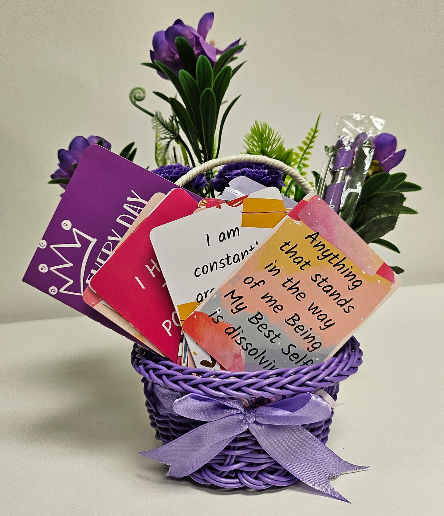 The 'Purple Haze' Little Basket of Positivity