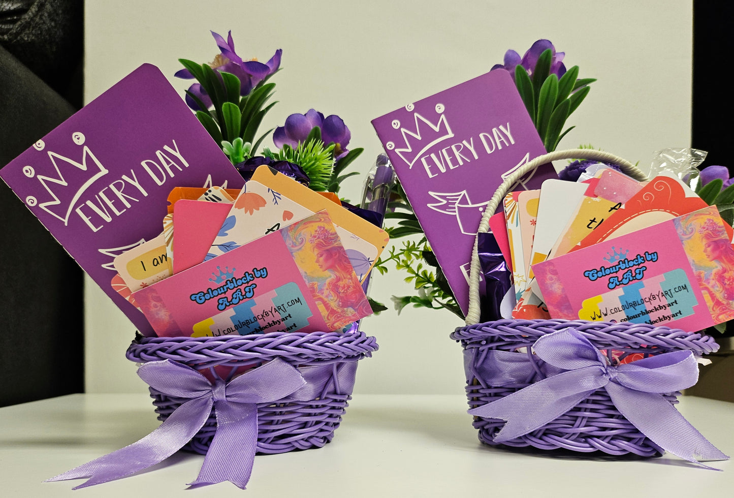 The 'Purple Haze' Little Basket of Positivity