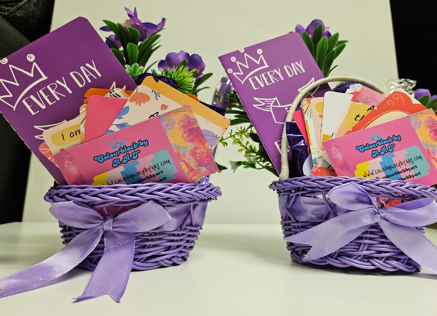 The 'Purple Haze' Little Basket of Positivity