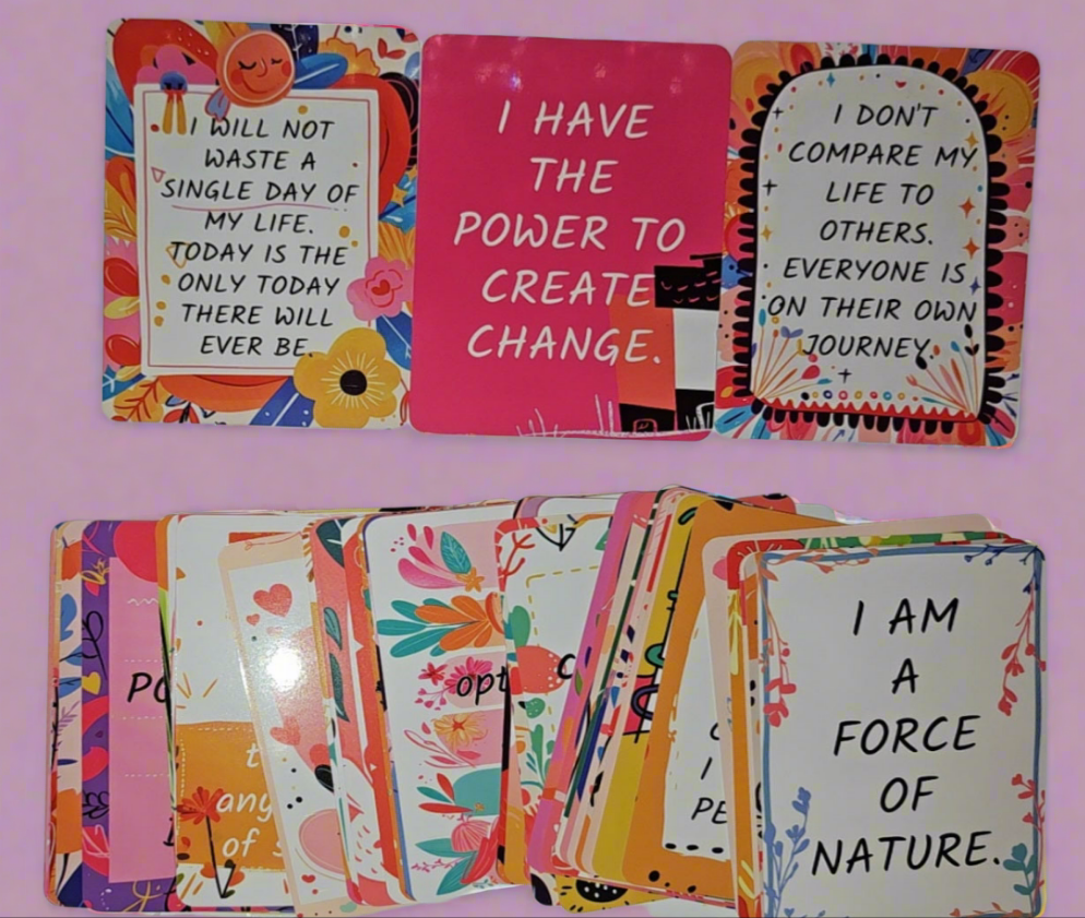 Colourblock Positive Affirmation Cards Deck