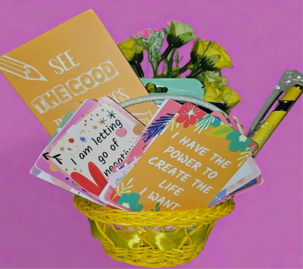 'The Mellow Yellow'- Little Basket of Positivity