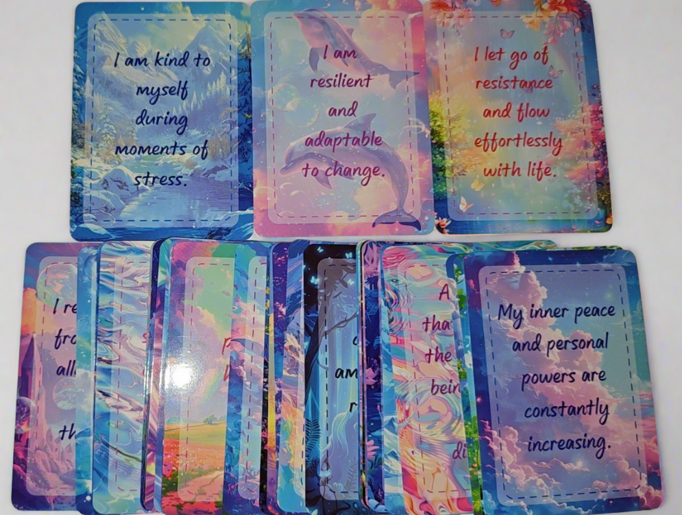 Colourblock Positive Affirmation Cards Deck