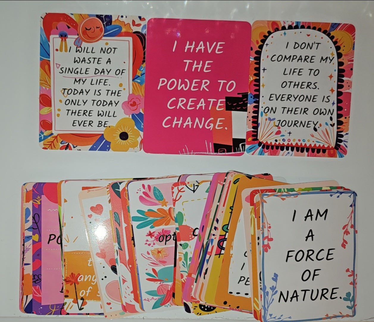 Colourblock Positive Affirmation Cards Deck