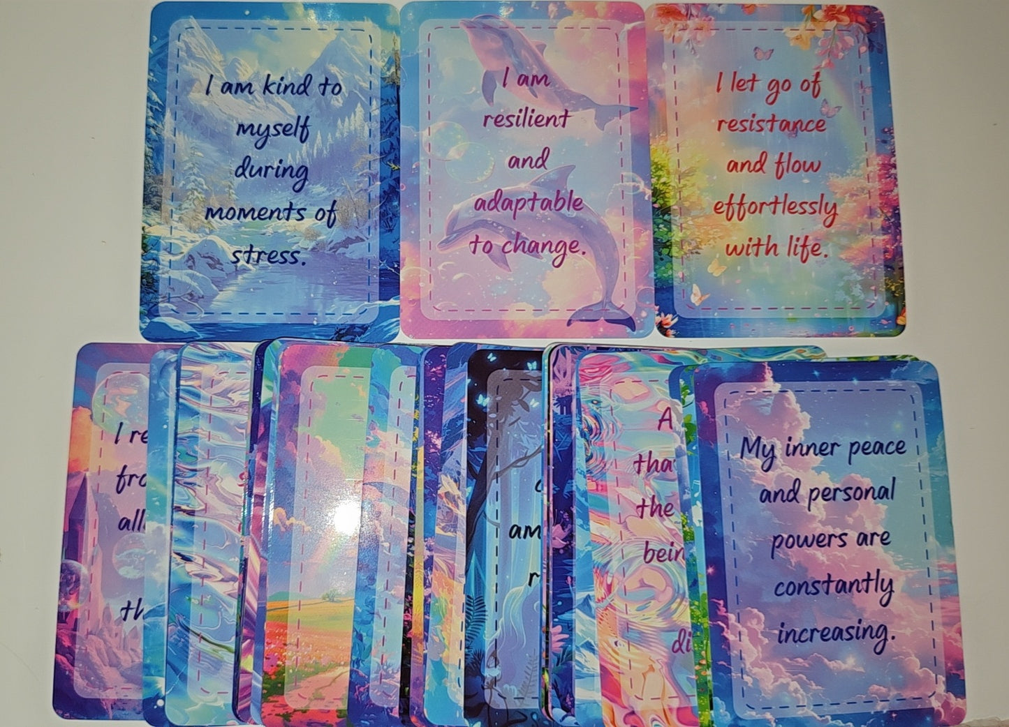 Colourblock Positive Affirmation Cards Deck