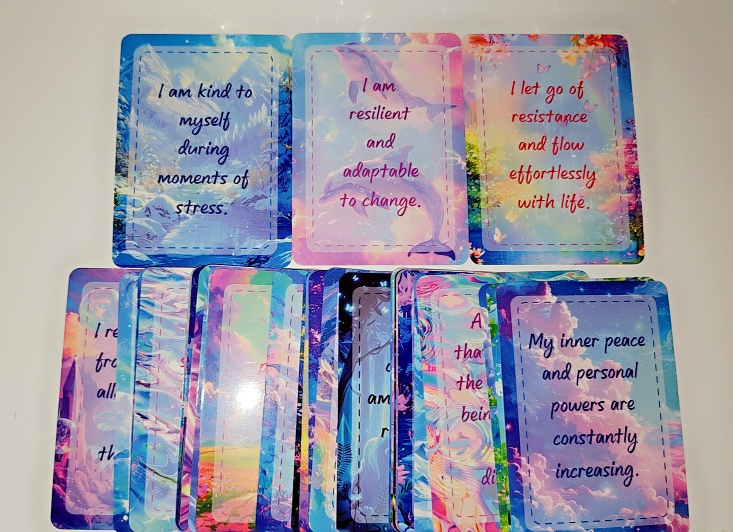 Colourblock Positive Affirmation Cards Deck