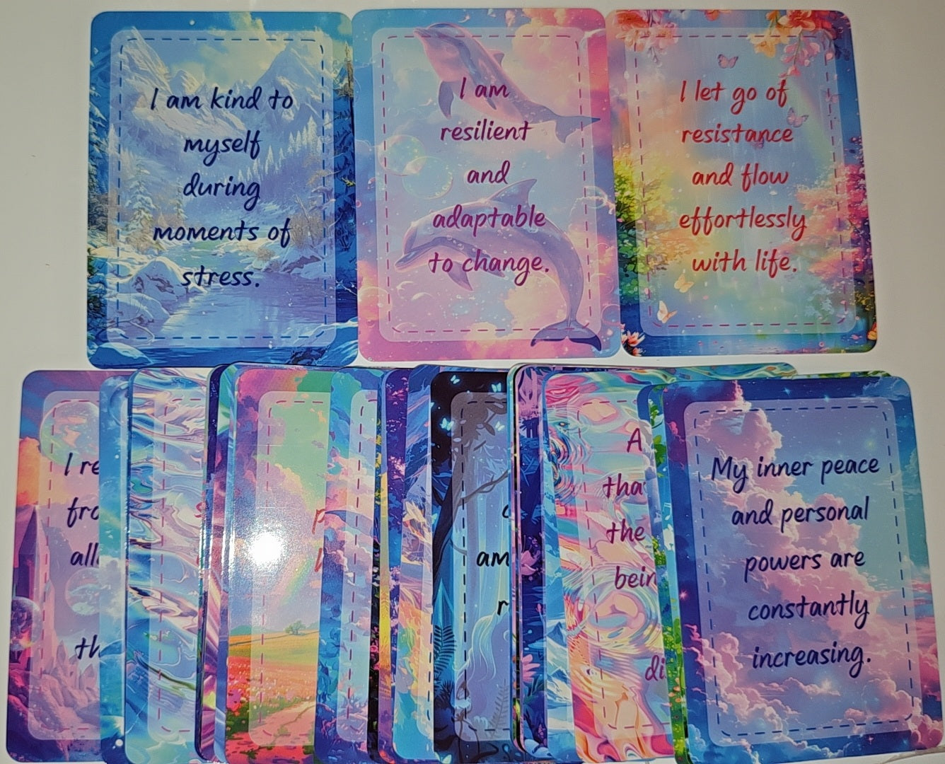 Colourblock Positive Affirmation Cards Deck