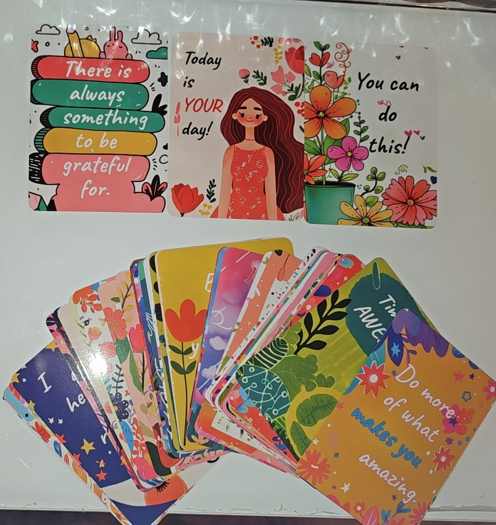 Colourblock Positive Affirmation Cards Deck