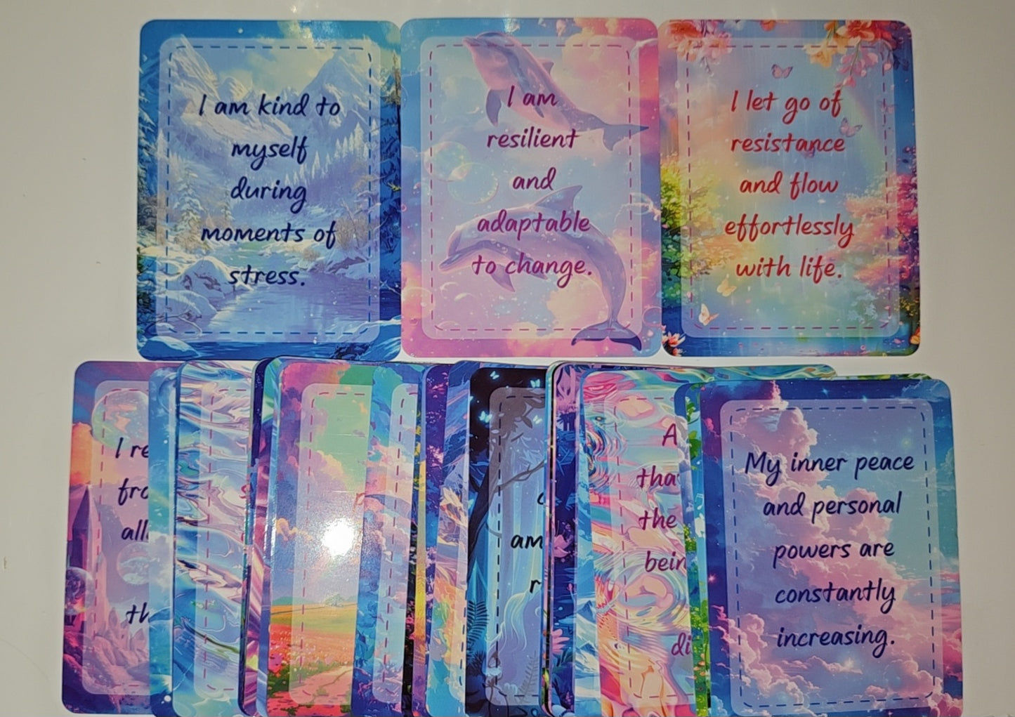 Colourblock Positive Affirmation Cards Deck