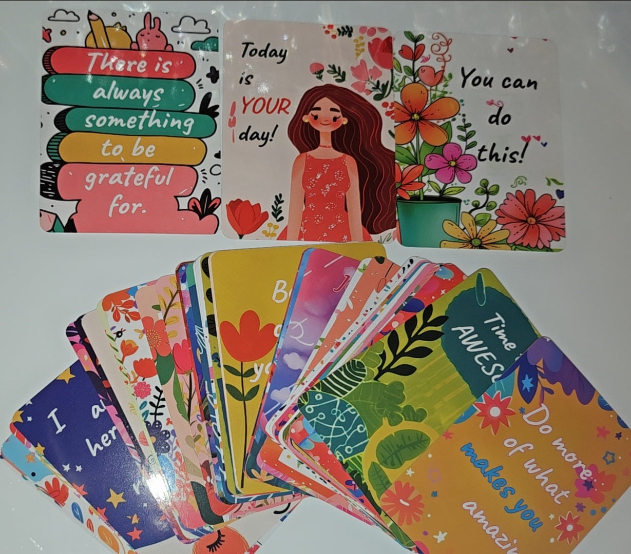 Colourblock Positive Affirmation Cards Deck