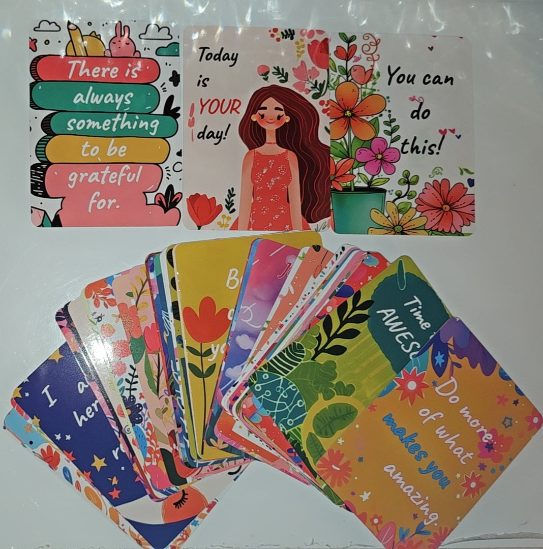 Colourblock Positive Affirmation Cards Deck