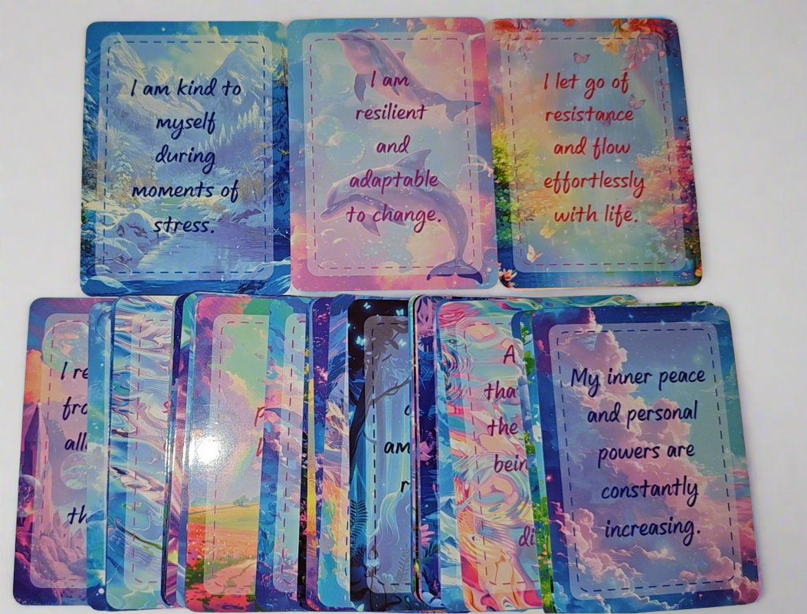 Colourblock Positive Affirmation Cards Deck