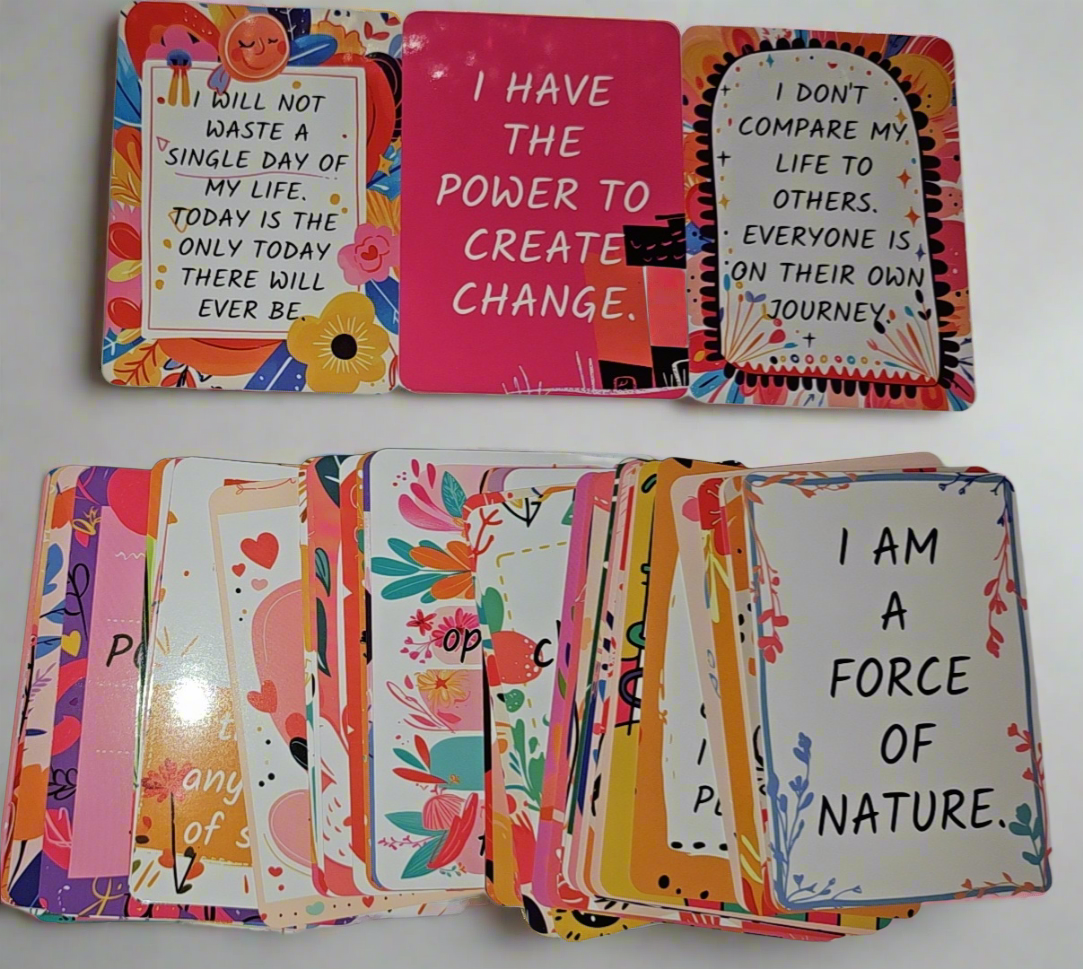 Colourblock Positive Affirmation Cards Deck