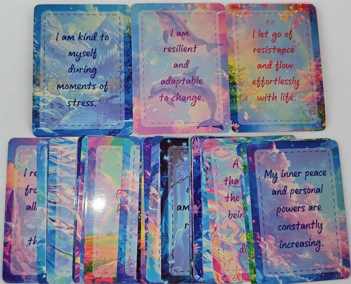 Colourblock Positive Affirmation Cards Deck