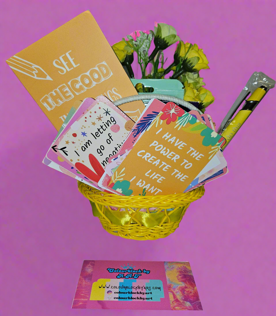 'The Mellow Yellow'- Little Basket of Positivity