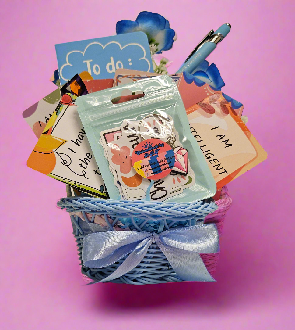 The 'Don't be Blue'- Little Basket  of Positivity