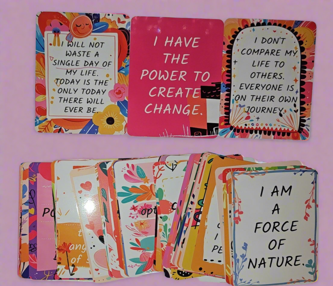 Colourblock Positive Affirmation Cards Deck